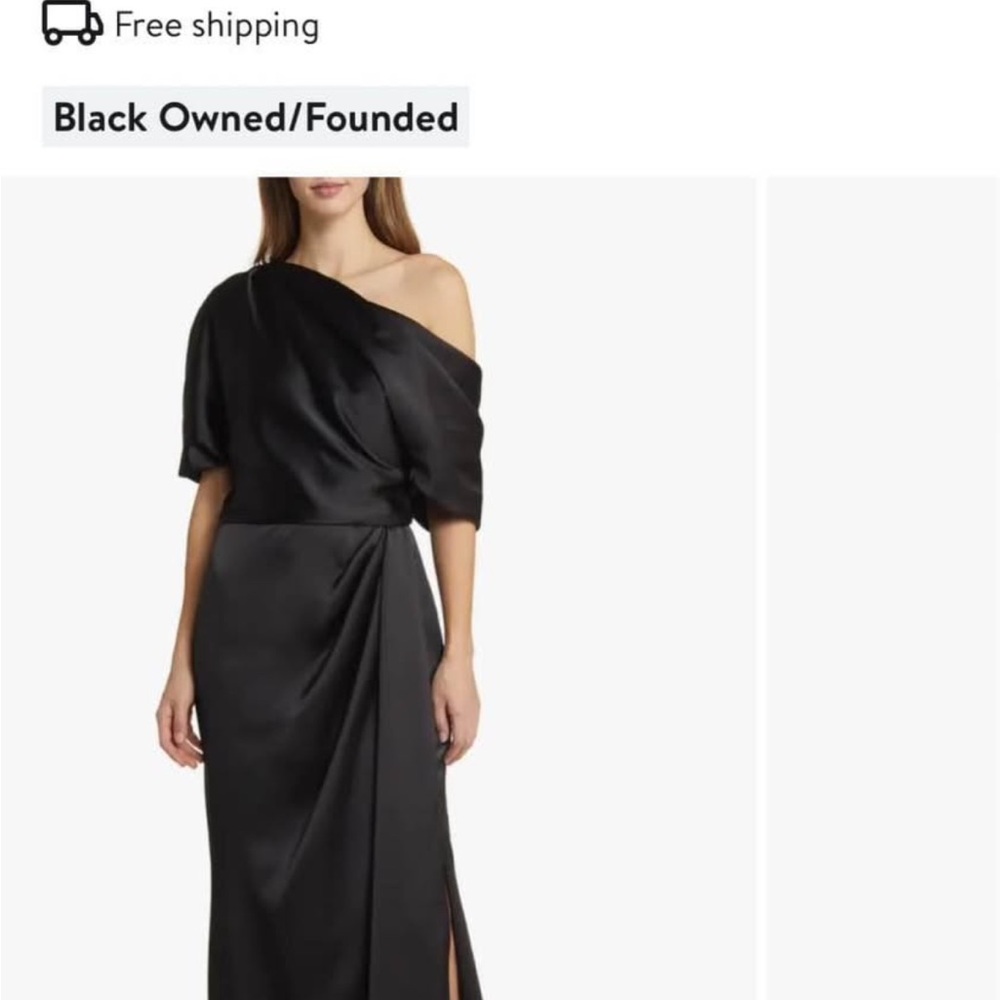 Elegant Black Off-Shoulder Dress